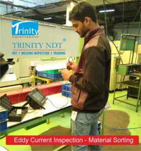 Eddy Current Inspection ET testing material sorting