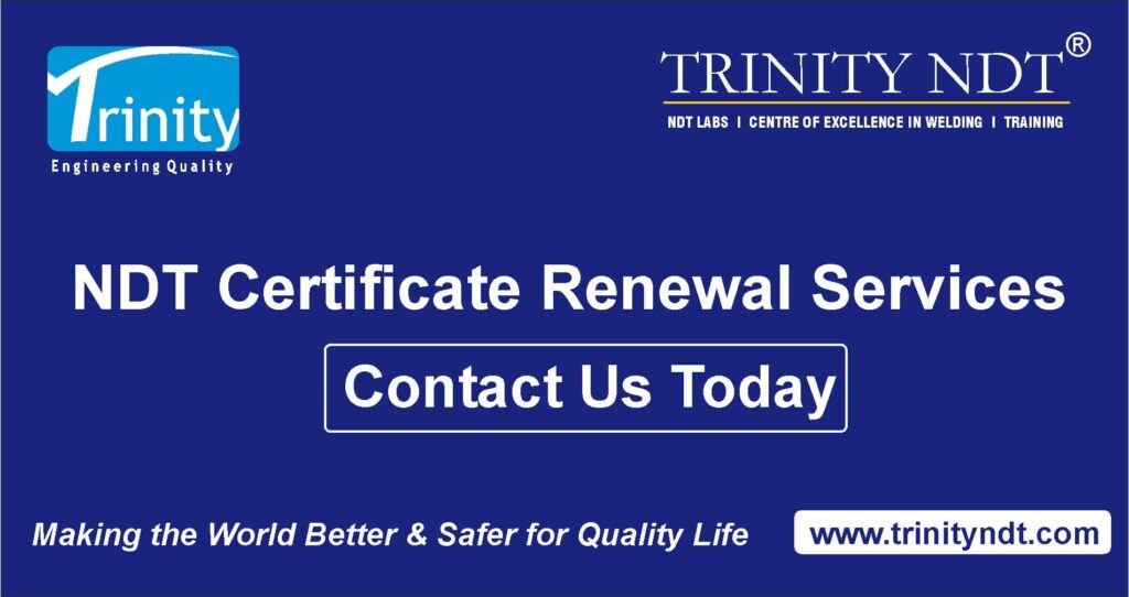 NDT Certificate Renewal Level 2 Revalidate ASNT SNT TC1A India