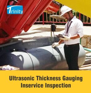 Ultrasonic thickness Gauging of Pipe Lines