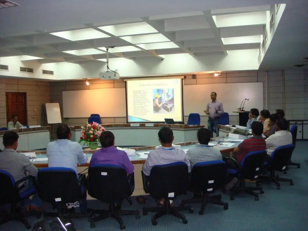 Trainees at Trinity NDT Level 2 Examination