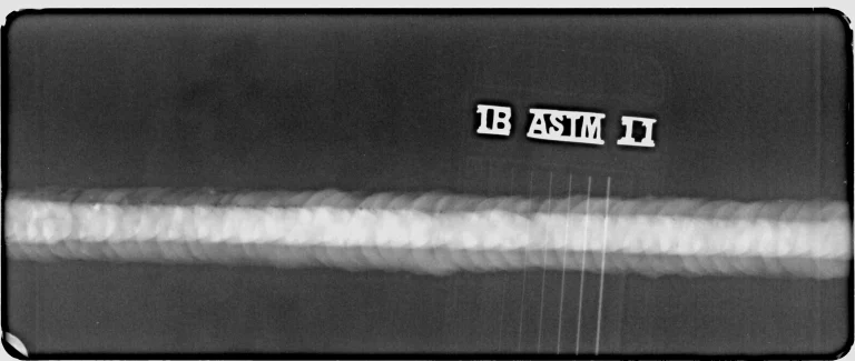 CR Radiography Image of Weld