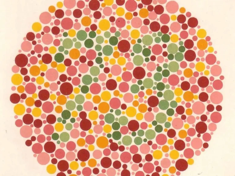 Colour Blindness testing NDT Ishihara chart sample