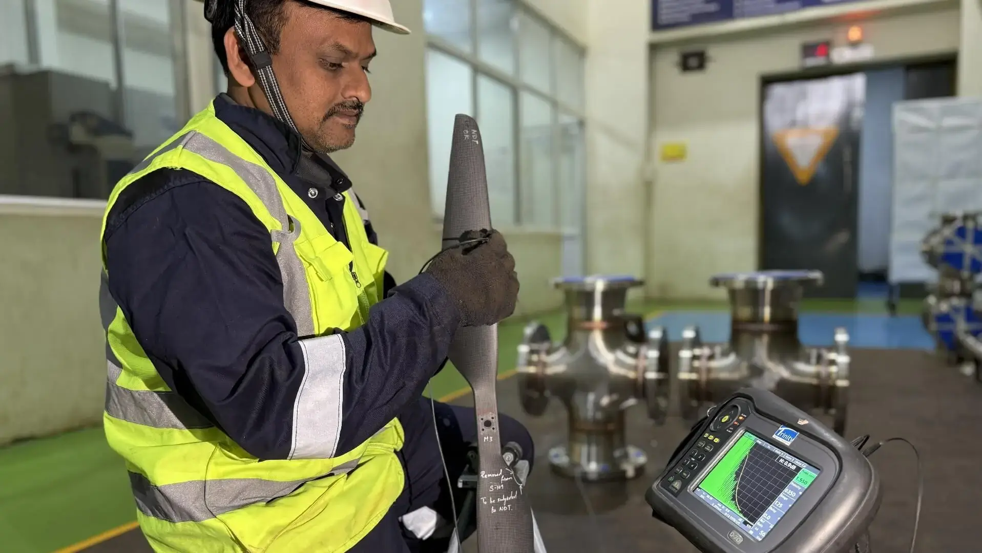 Aerospace Composite material UT testing at Bangalore