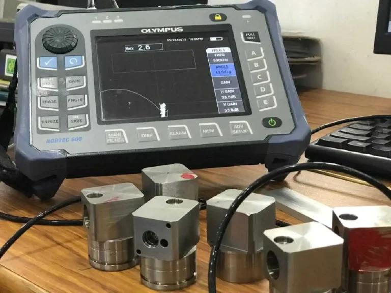 Eddy current crack detection and material sorting test equipment