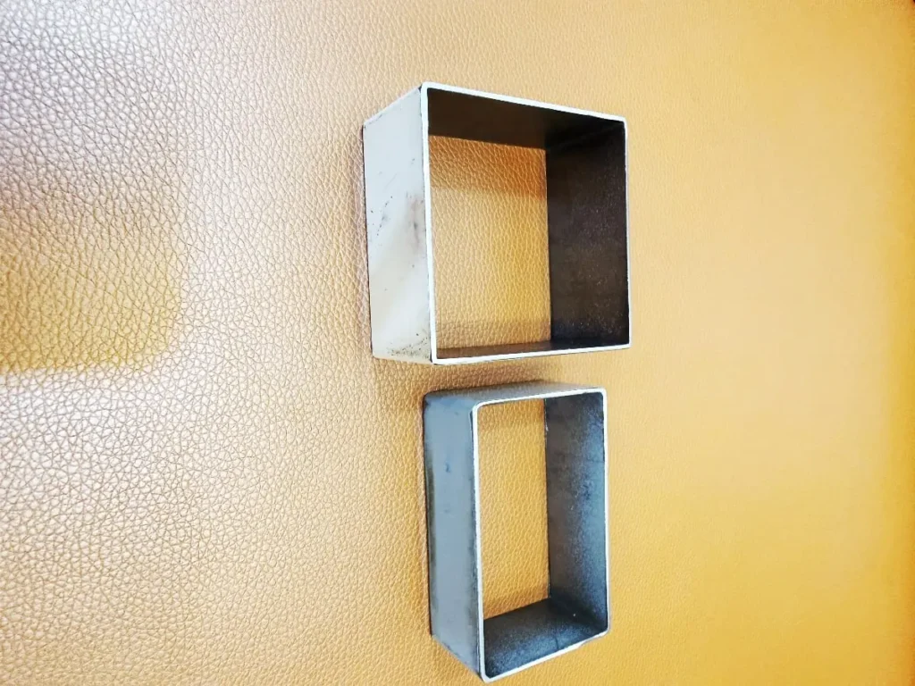 Eddy current probe detecting weld seam in square tube - A case study