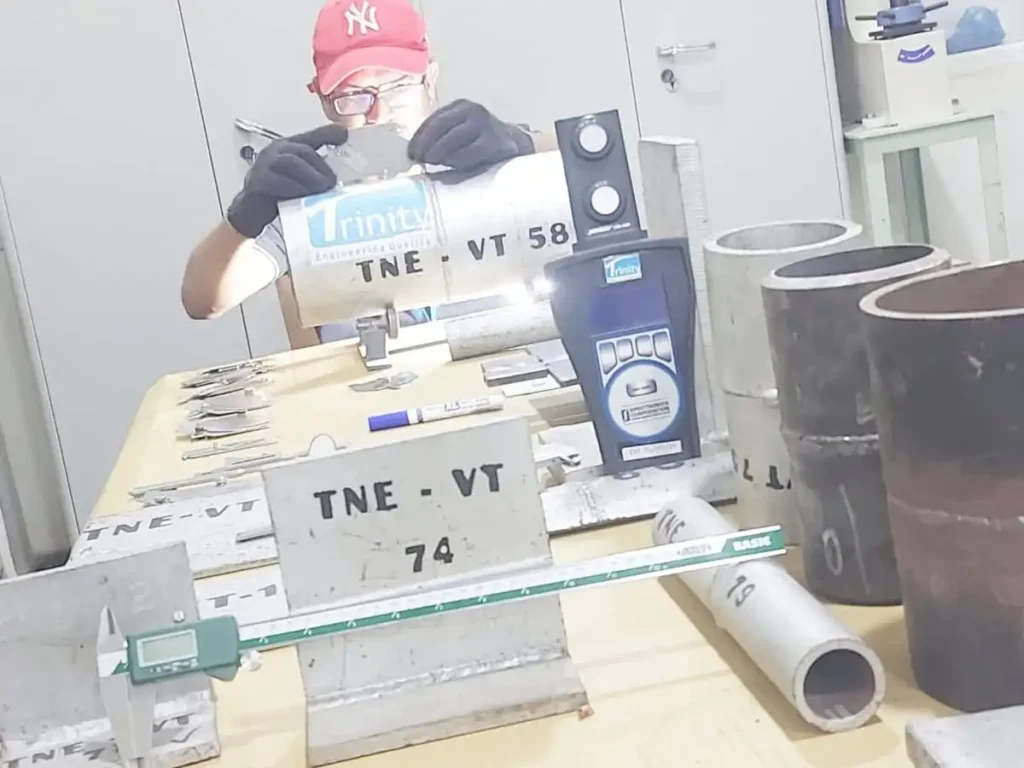 VT Level I and Level II NDT training institute in Peenya, Bangalore — Trinity NDT WeldSolutions